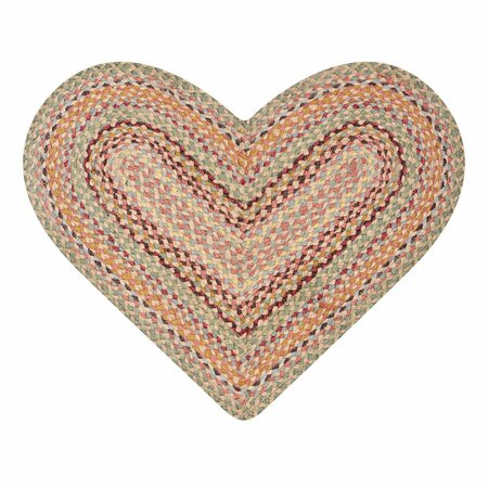 Heart Rug - Pampas