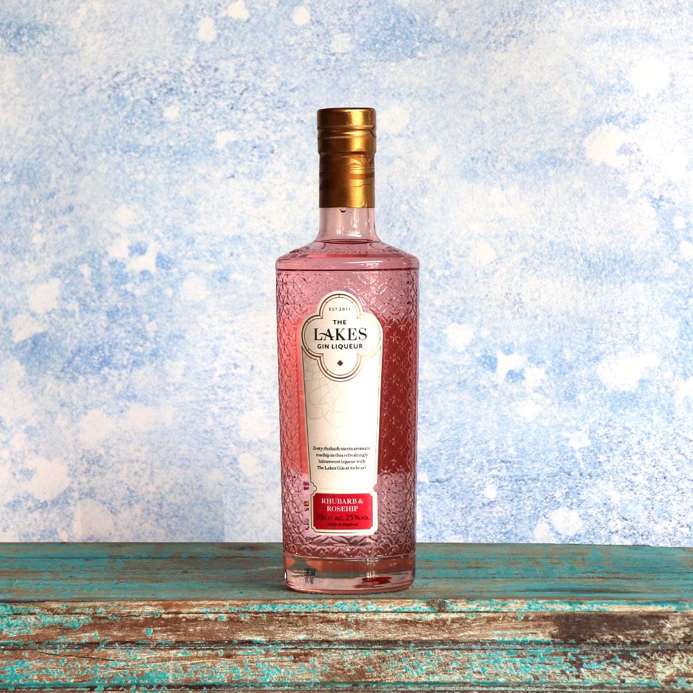 The Lakes Rhubarb and Rosehip Gin Liqueur 70cl - Beetham Nurseries