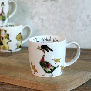 The School Run Duck Mug by Anna Wright