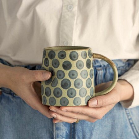 Tinni Blue Stoneware Mug