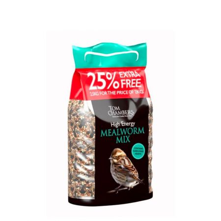 Tom Chambers High Energy Mealworm Mix Bird Feed 2.5kg