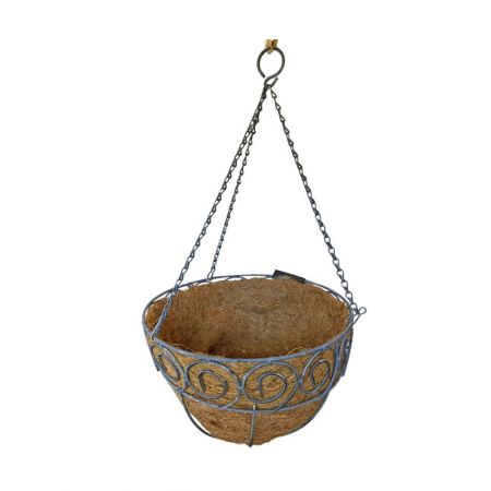 Tom Chambers Scrolled Cone Hanging Basket