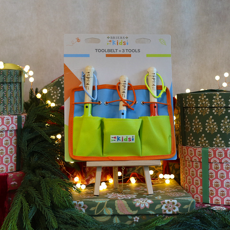 Tool Belt & 3 Wooden Handled Tools