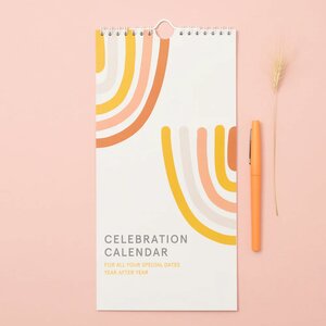Undated Birthday Calendar by Once Upon a Tuesday