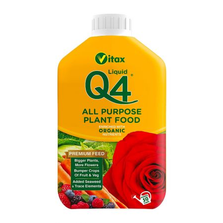 Vitax Q4 All Purpose Liquid Plant Food - 1ltr