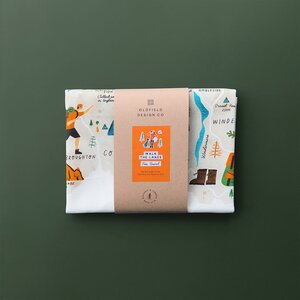 Walk The Lakes Tea Towel by Oldfield Design Co