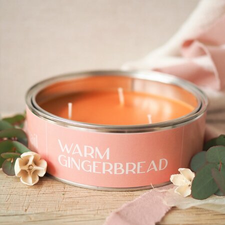 Warm Gingerbread Triple Wick Candle