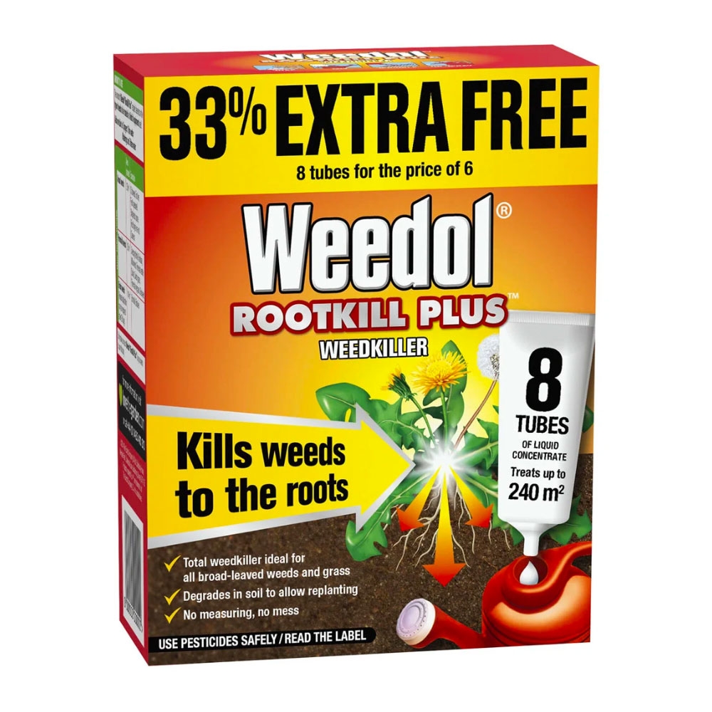 Weedol® Rootkill Plus Weedkiller 8 Tubes Beetham Nurseries