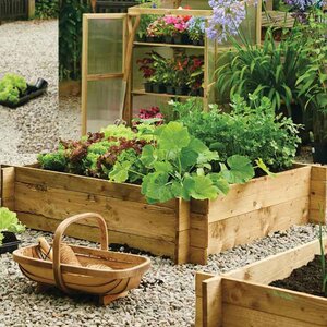 Wooden Raised Garden Bed