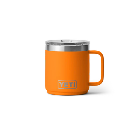 Yeti Rambler 10 Oz Mug King Crab Orange With Ceramic Lining