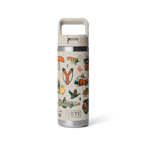 YETI Rambler 18 Oz Straw Bottle Cape Summer Camp