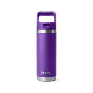 YETI Rambler® 18 Oz Water Bottle With Colour-Matched Straw Cap in Pace Purple