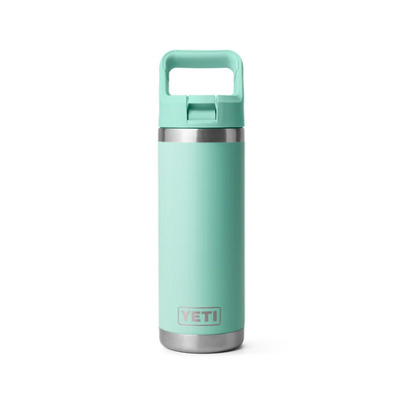 YETI Rambler® 18 Oz Water Bottle With Colour-Matched Straw Cap - Seafoam