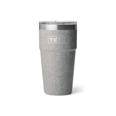YETI Rambler 20 Oz Stackable Cup Riverhead Green Tweed