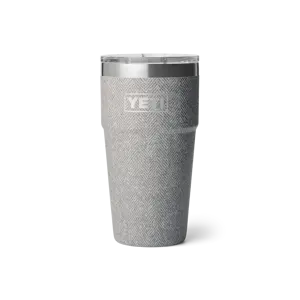 YETI Rambler 20 Oz Stackable Cup Riverhead Green Tweed