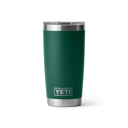YETI Rambler 20 Oz Tumbler in Black Forest Green