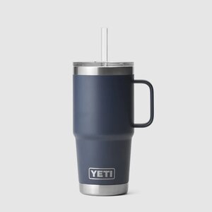 Yeti Rambler 25 Oz Straw Mug Navy