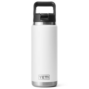 Rambler® 26 Oz Water Bottle With Colour-Matched Straw Cap - White