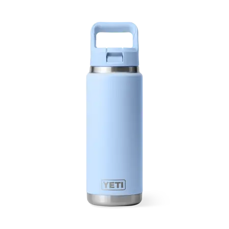 Rambler® 26 Oz Water Bottle With Colour-Matched Straw Cap - Big Sky Blue