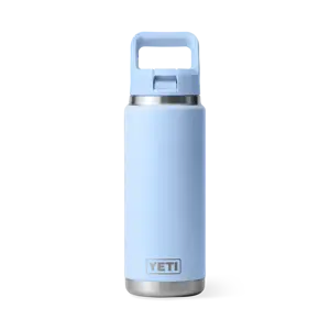 Rambler® 26 Oz Water Bottle With Colour-Matched Straw Cap - Big Sky Blue