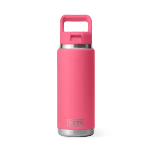 Rambler® 26 Oz Water Bottle With Colour-Matched Straw Cap - Tropical Pink