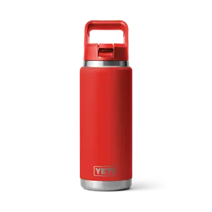 Rambler® 26 Oz Water Bottle With Colour-Matched Straw Cap - Rescue Red