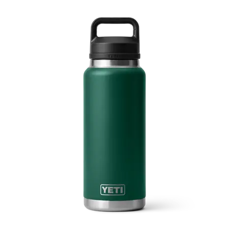 YETI Rambler® 36 oz Bottle With Chug Cap in Black Forest Green
