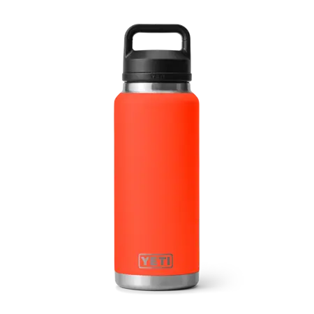 YETI Rambler® 36 Oz Water Bottle With Colour-Matched Straw Cap Solar Flare