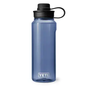 YETI Yonder 1L Water Bottle with Tether Cap in Navy