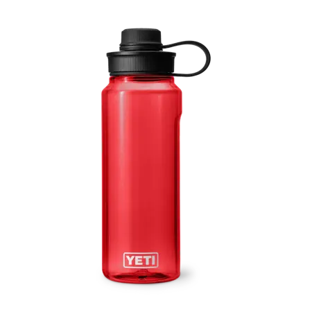 YETI Yonder 1L Water Bottle with Tether Cap in Rescue Red
